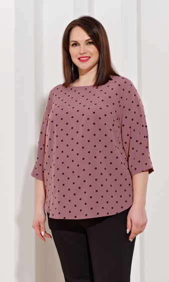 Блуза 0220-1 темно-розовый
